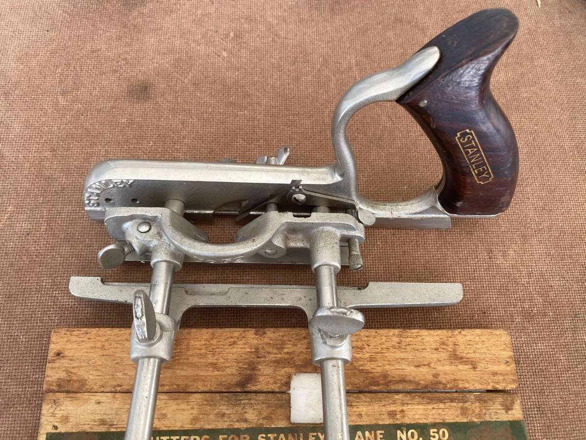 Stanley Eng No 50 Combination Plane with Different Cutter Adjustment (serrated).