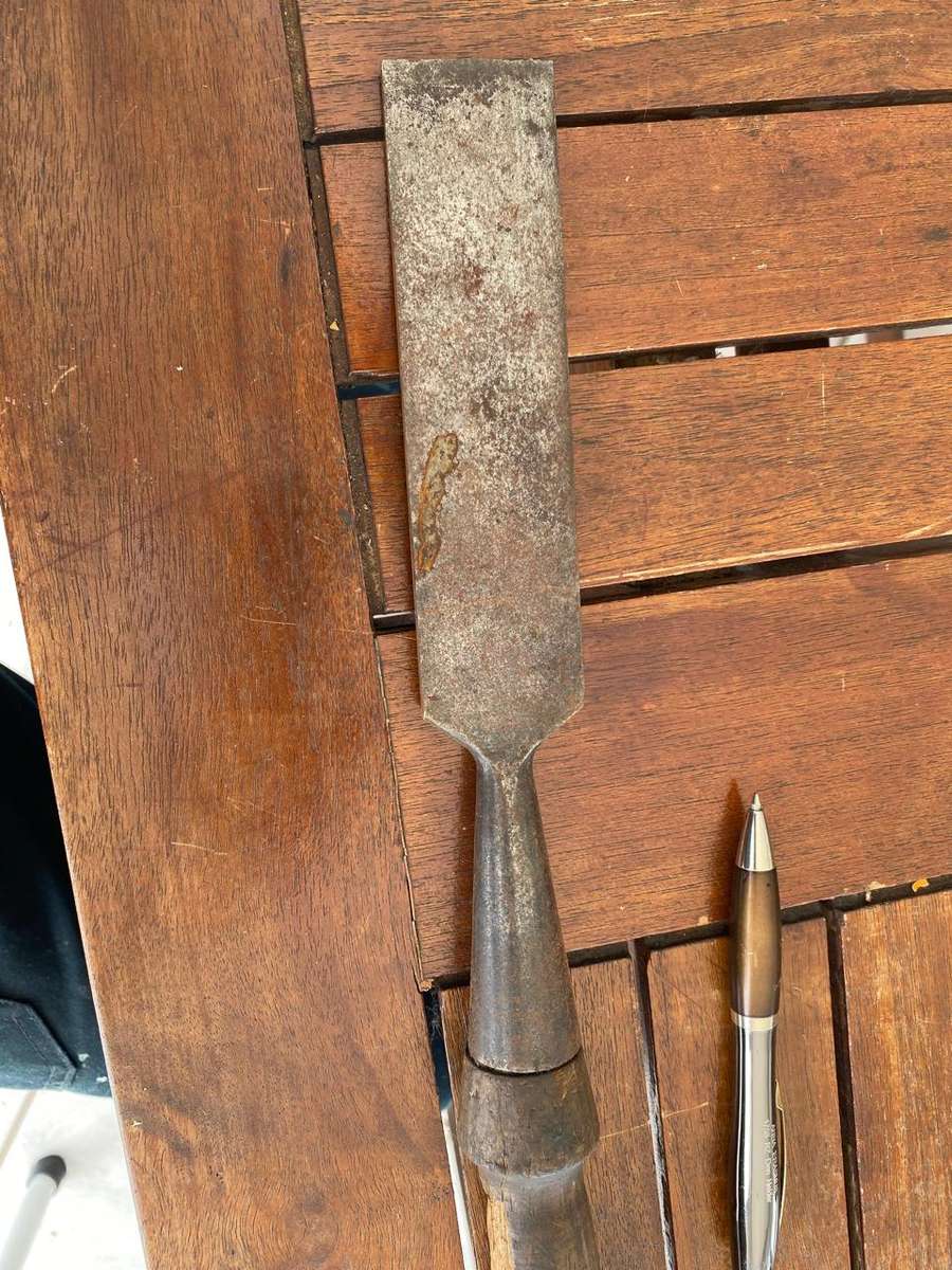 Large Flower Pattern Marples Sheffield Chisel.