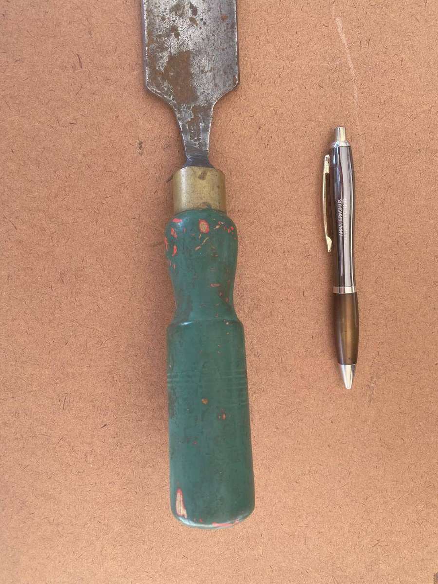 Large Marples and Sons Sheffield Flat Gouge.