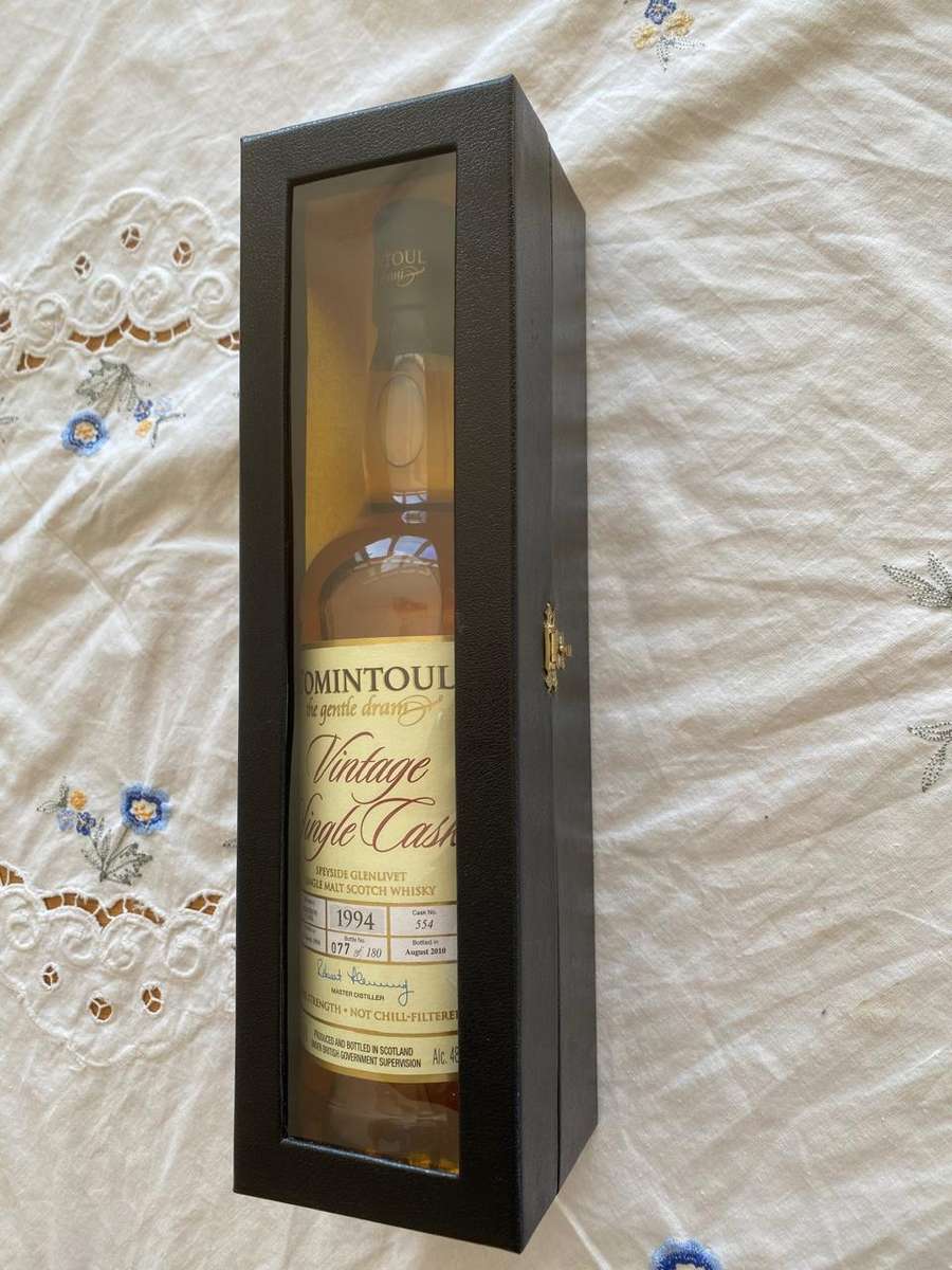 Tomintoul Speyside Glenlivit Single Malt Scotch Whisky 1994.
