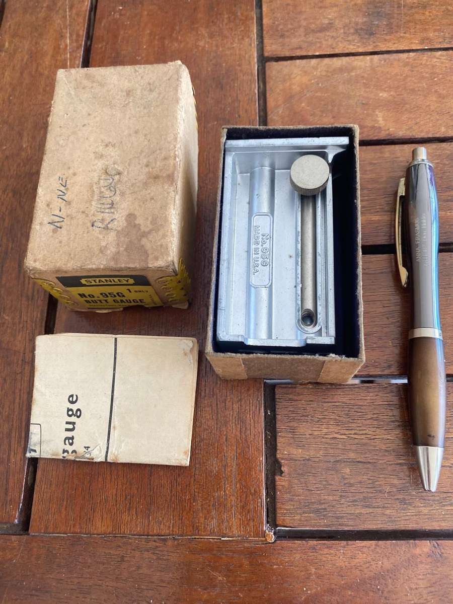 Stanley USA No. 95G Boxed Butt Gauge.