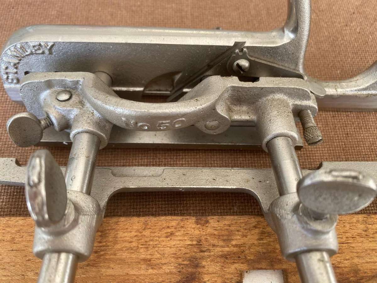 Stanley Eng No 50 Combination Plane with Different Cutter Adjustment (serrated).