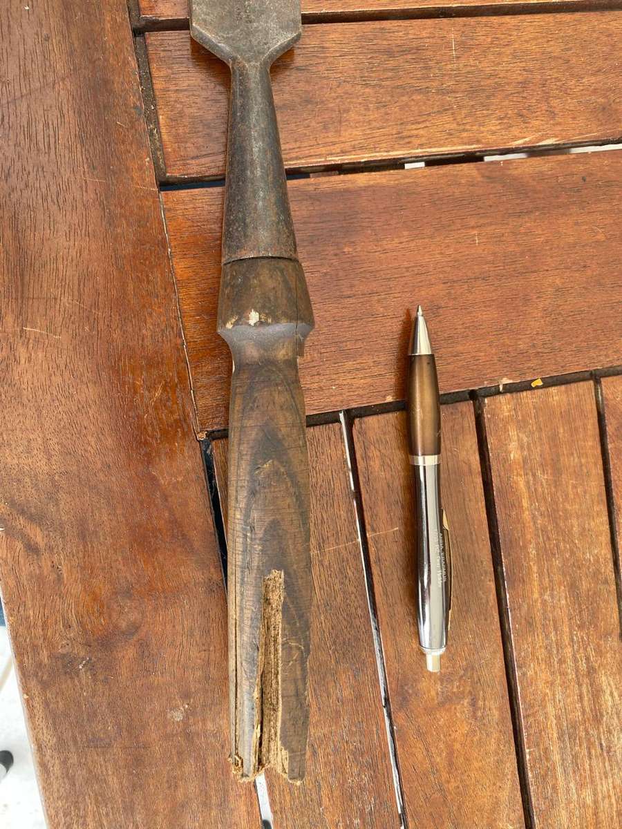 Large Flower Pattern Marples Sheffield Chisel.