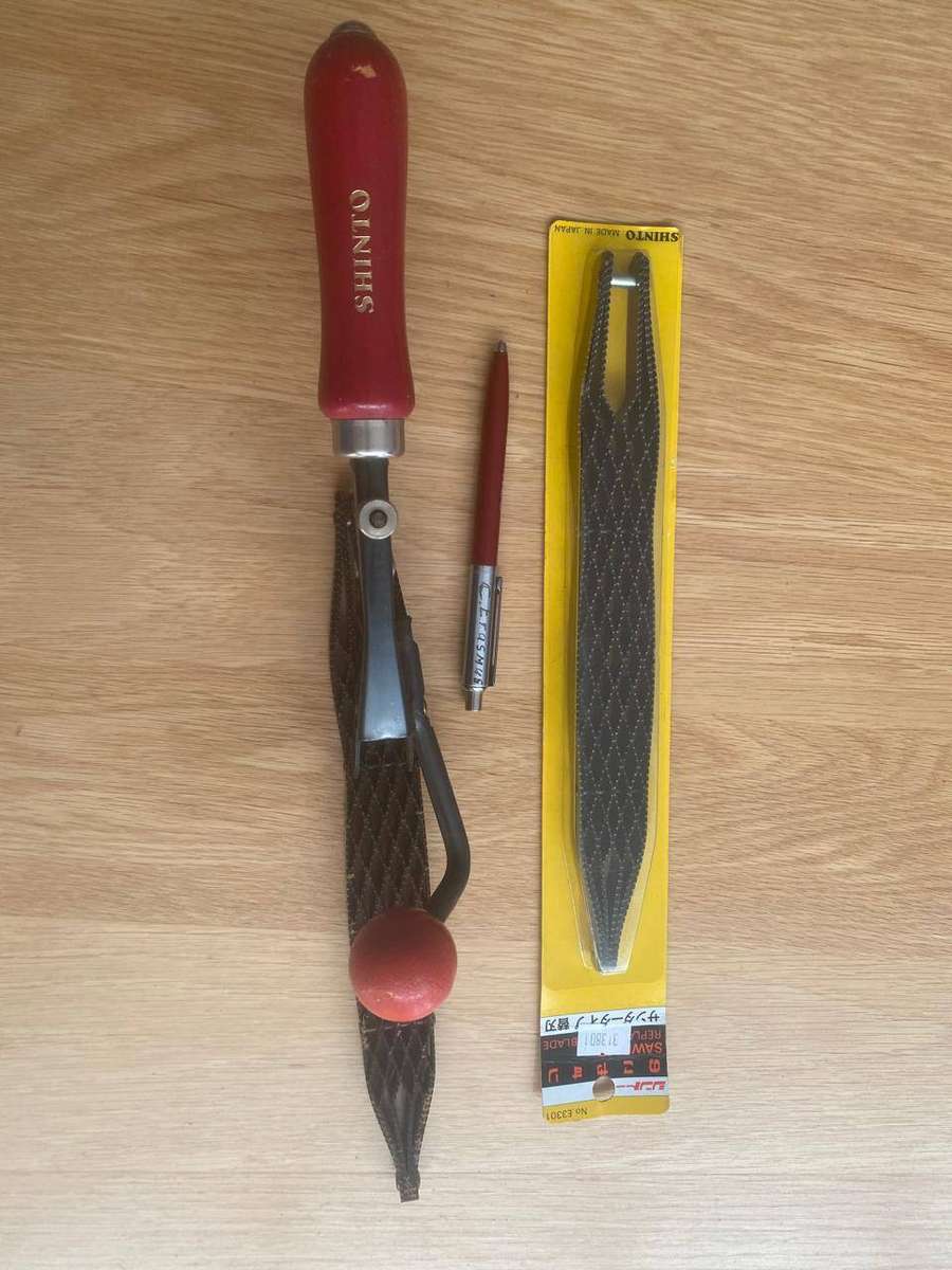 Fast Cutting Japanese Rasp, Like New with a New Spare Rasp.
