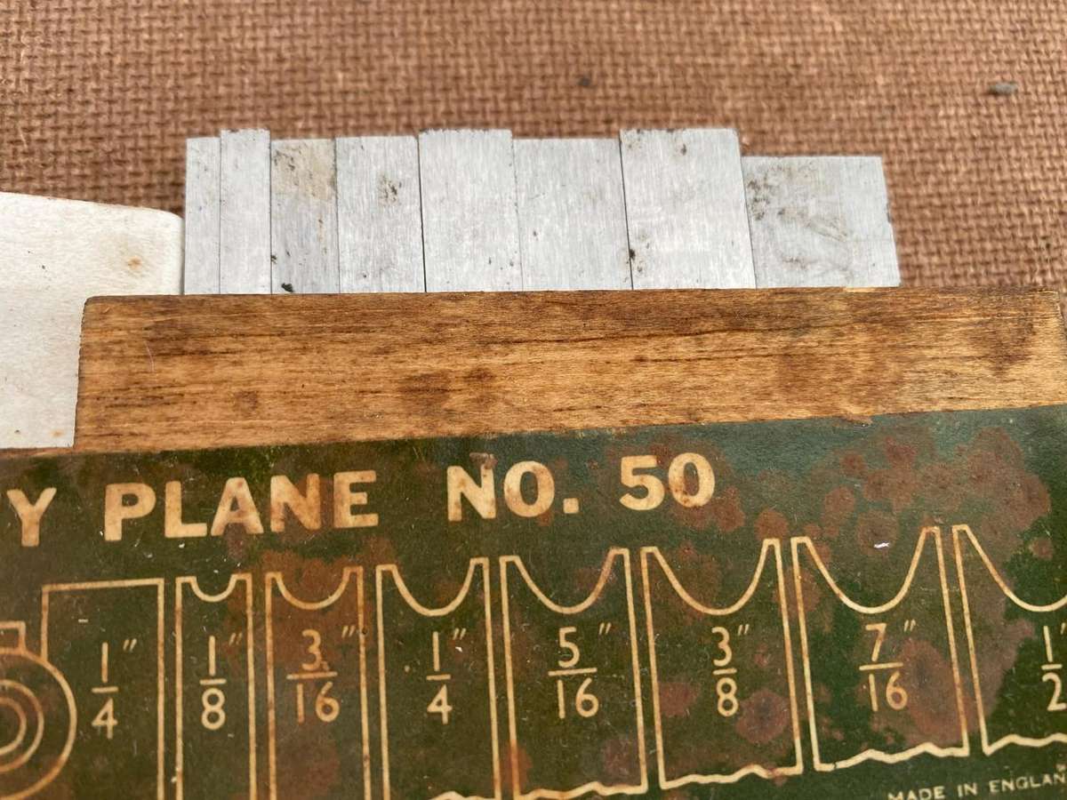 Stanley Eng No 50 Combination Plane with Different Cutter Adjustment (serrated).