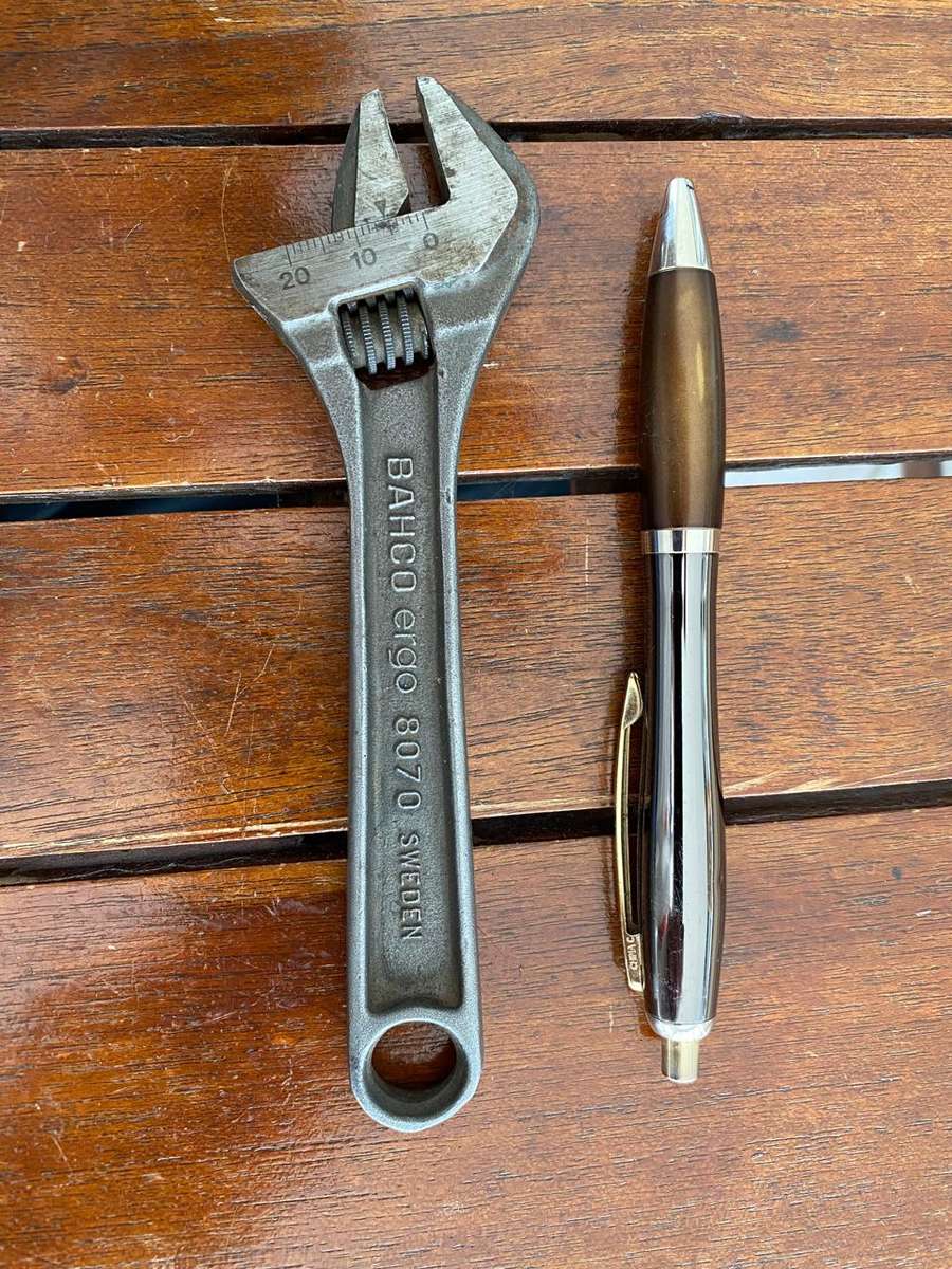Bachco Ergo no 8070 - Sweden Adjustable Wrench.  - 6 inch