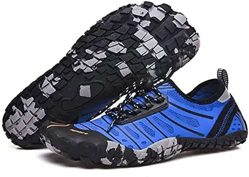 Lightweight barefoot feel Aqua Shoes  Blue Lace Up Size 6