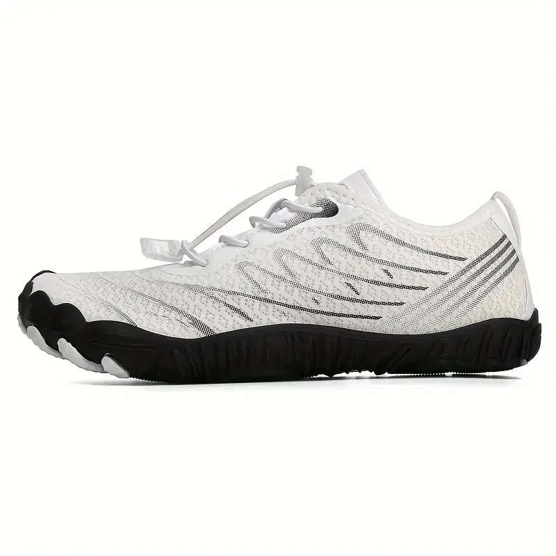 White and Grey  Wave Aqua Outdoor Water/ barefoot shoe  Size  5.5