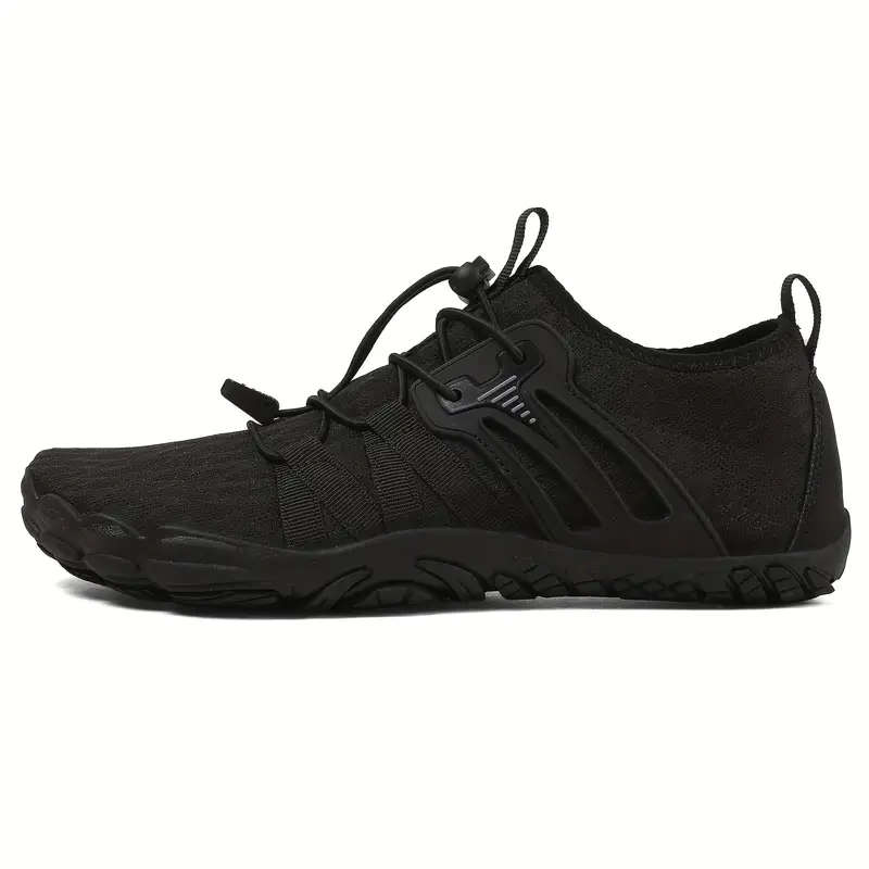 Lightweight Black Zen Aqua Barefoot Shoes with Self Lace Adjust