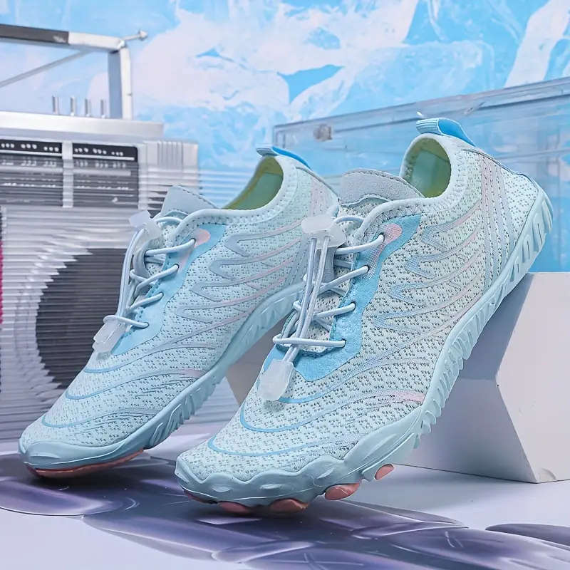 Size 6 Lightweight BabyBluePink  Aqua/ barefoot shoes