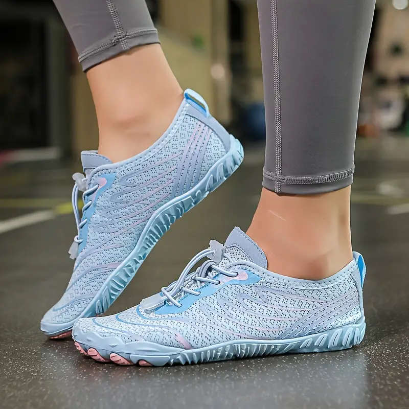 Size 6 Lightweight BabyBluePink  Aqua/ barefoot shoes