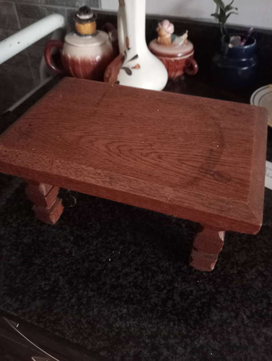 ANTIQUE SMALL HANDCRAFTED  WOODEN TABLE