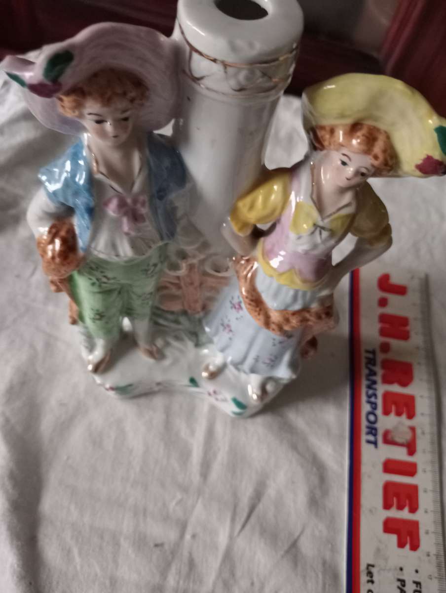 VINTAGE BOY AND GIRL ORNAMENT