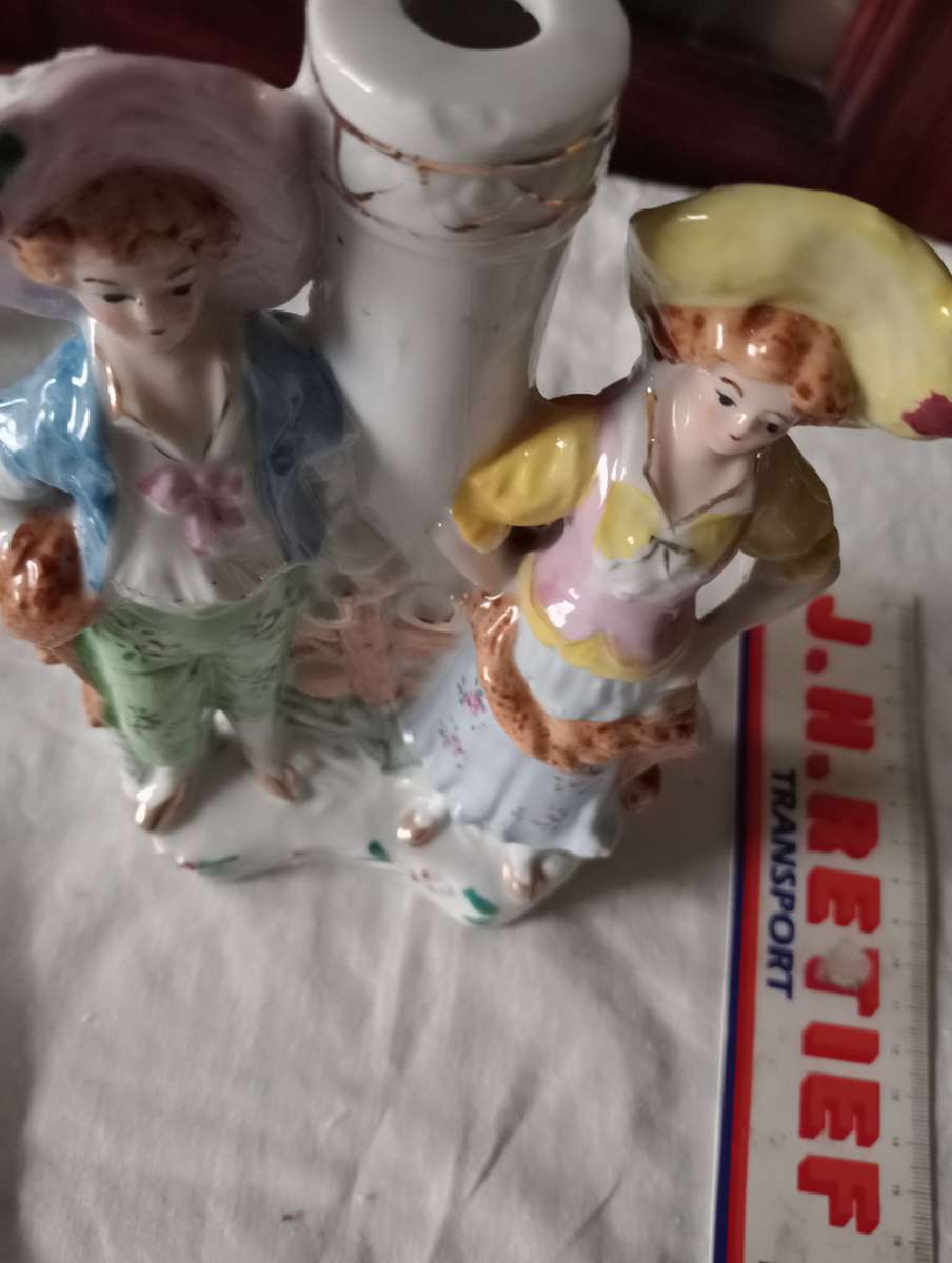 VINTAGE BOY AND GIRL ORNAMENT