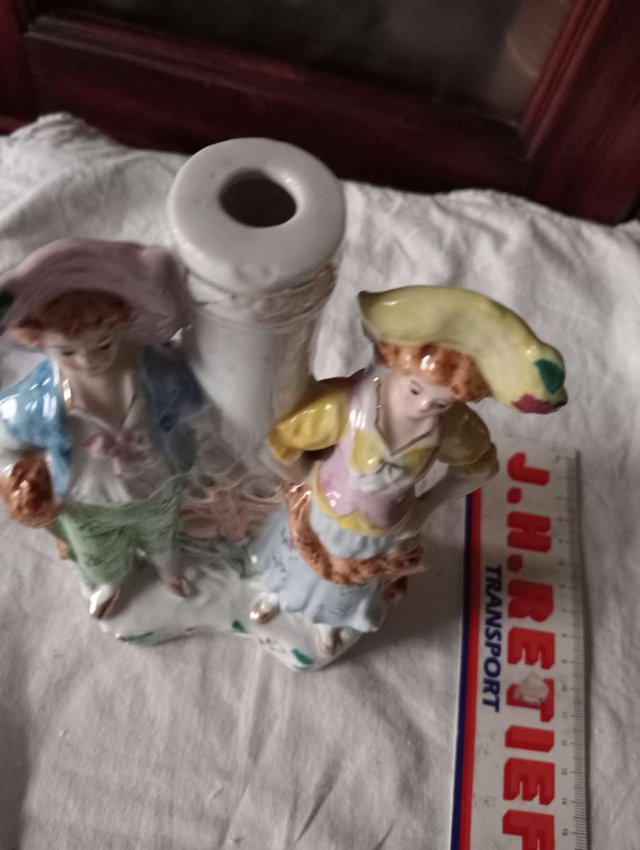 VINTAGE BOY AND GIRL ORNAMENT