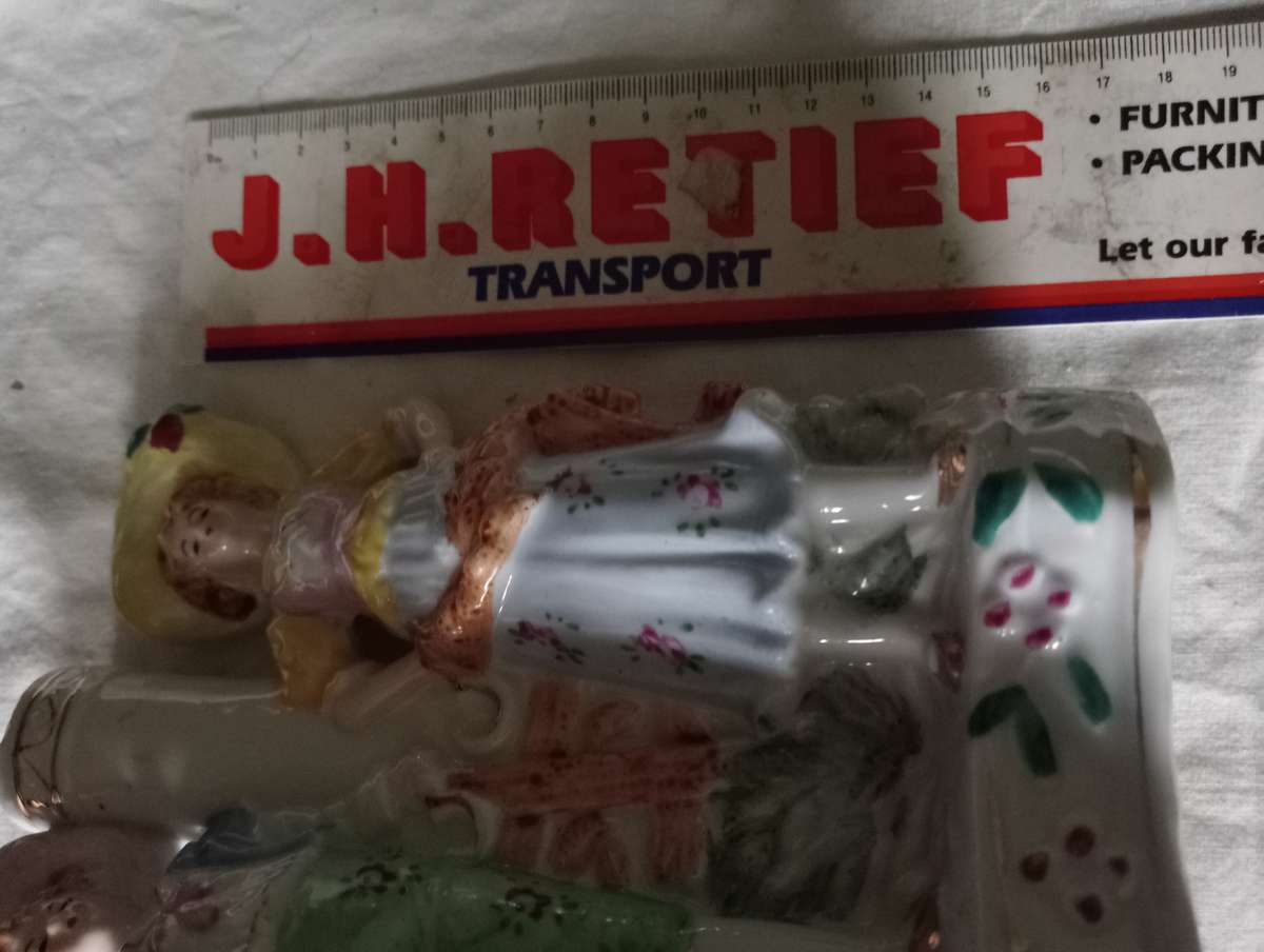 VINTAGE BOY AND GIRL ORNAMENT