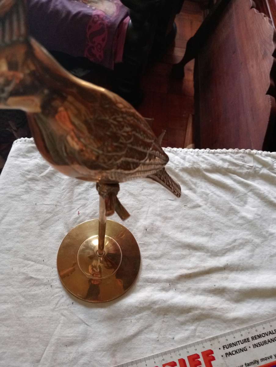 VINTAGE BRASS BIRD