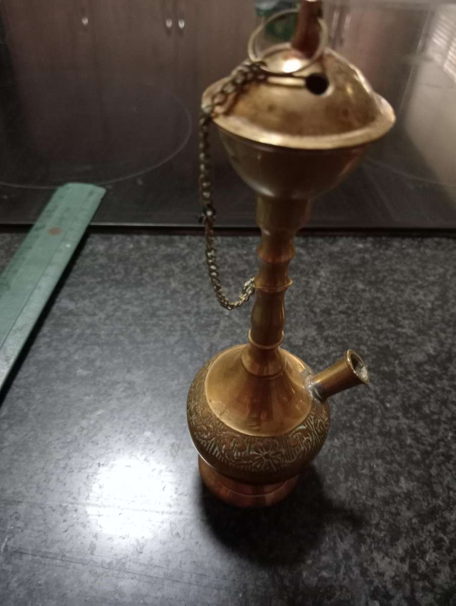 VINTAGE BRASS INCENSE BURNER