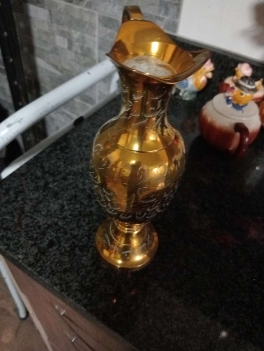 VINTAGE 28C BRASS PITCHER