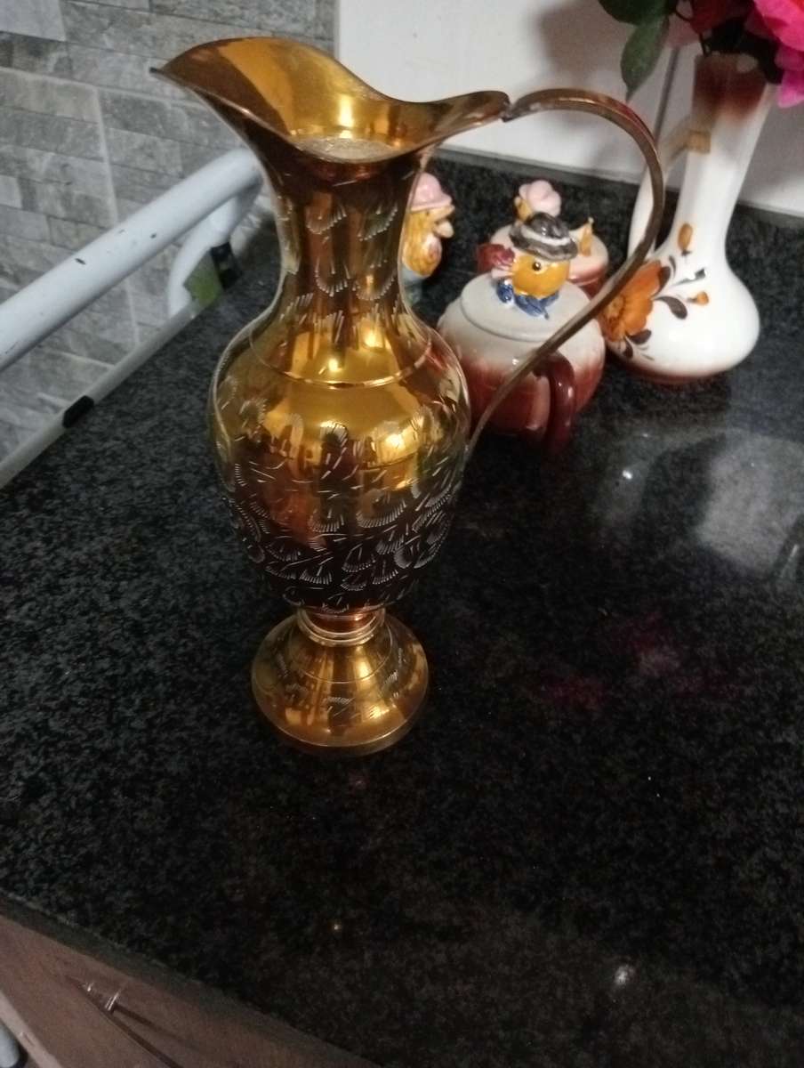 VINTAGE 28C BRASS PITCHER