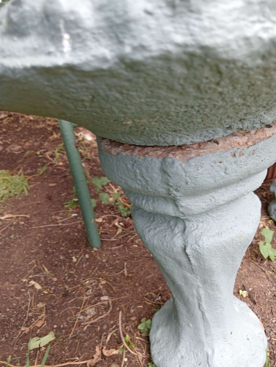 VINTAGE GARDEN BIRD BATH STATUES