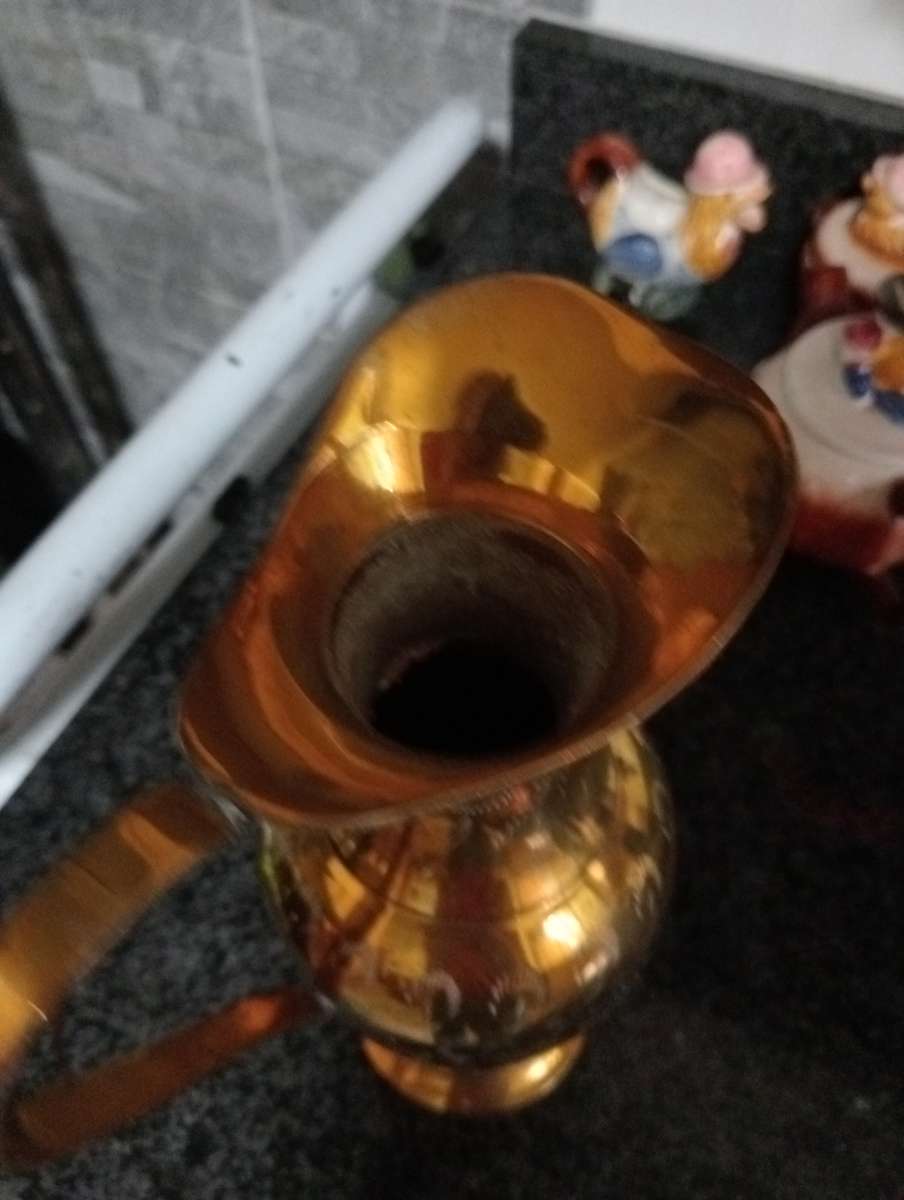 VINTAGE 28C BRASS PITCHER