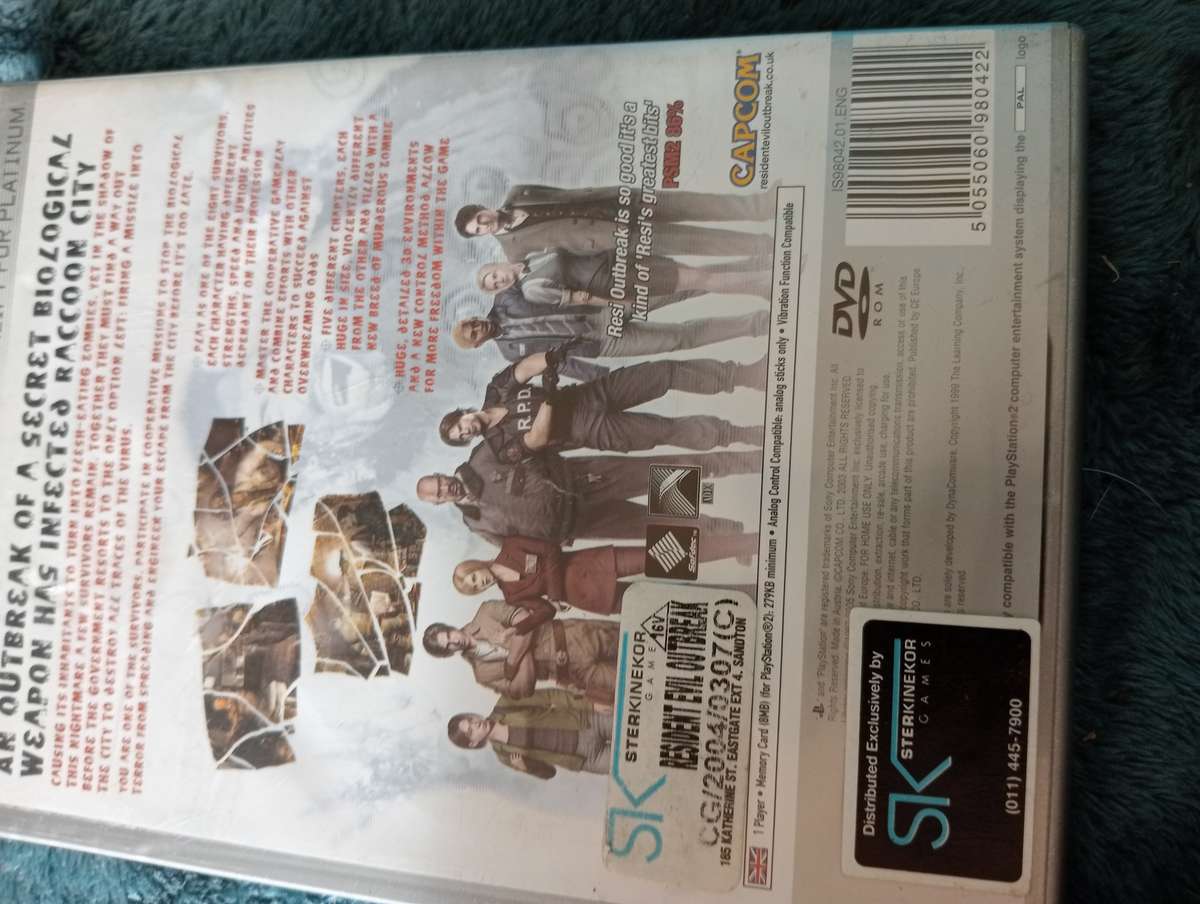 PLASTATION2 RESIDENT EVIL