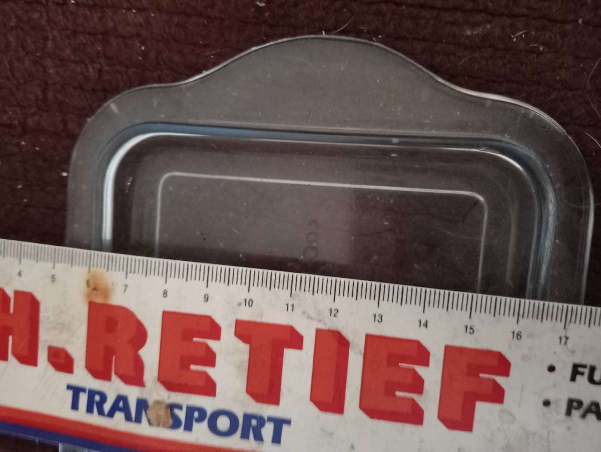 VINTAGE THICK GLASS PLATTER
