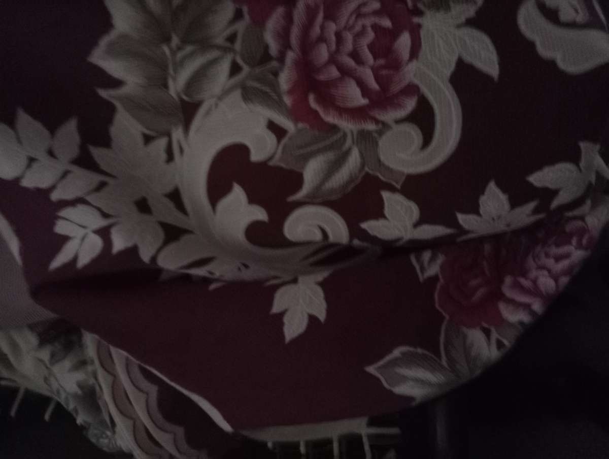 VINTAGE  LINED CURTAIN DROP