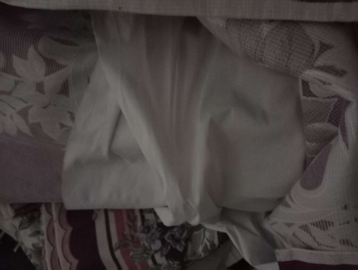 VINTAGE  LINED CURTAIN DROP