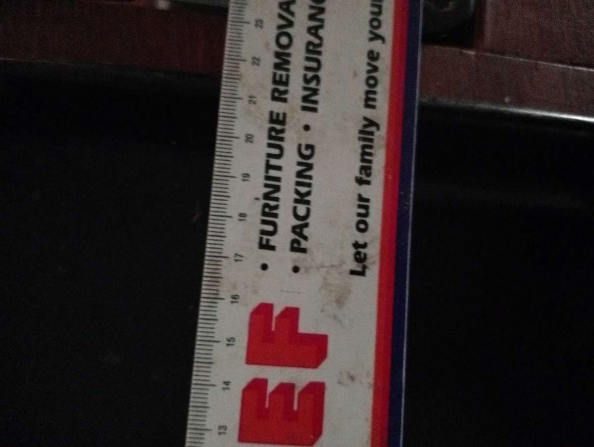 VINTAGE BLACK PAN WITH HANDLE