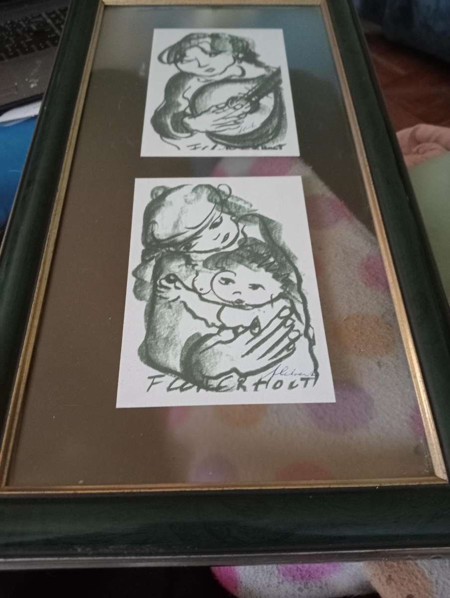 FRANS VADER CLAERHOUT PRINT FRAMED