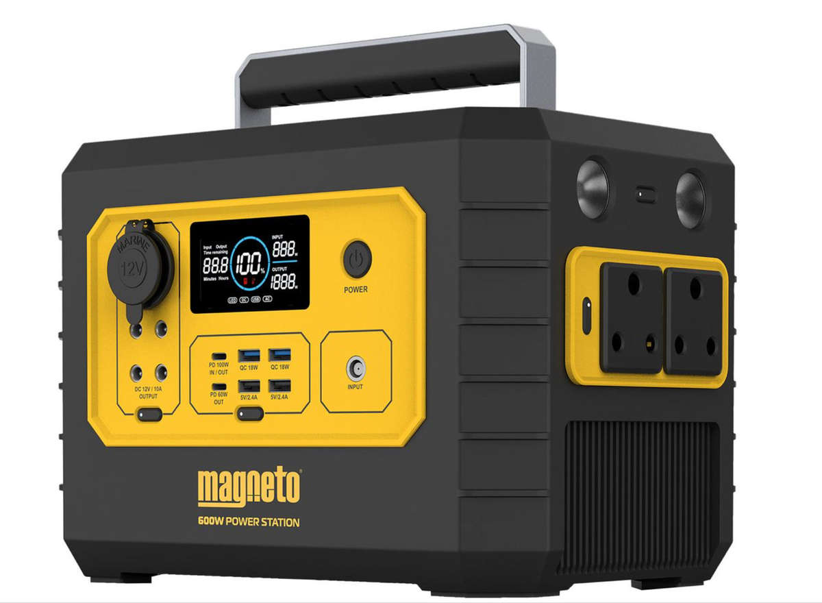 Magneto 600W Portable Power Backup Station with LiFePO4 Battery