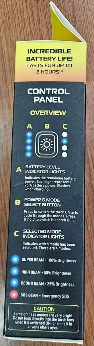 Megneto 800 Lumens Xtreme 2.0 Rechargeable Torch