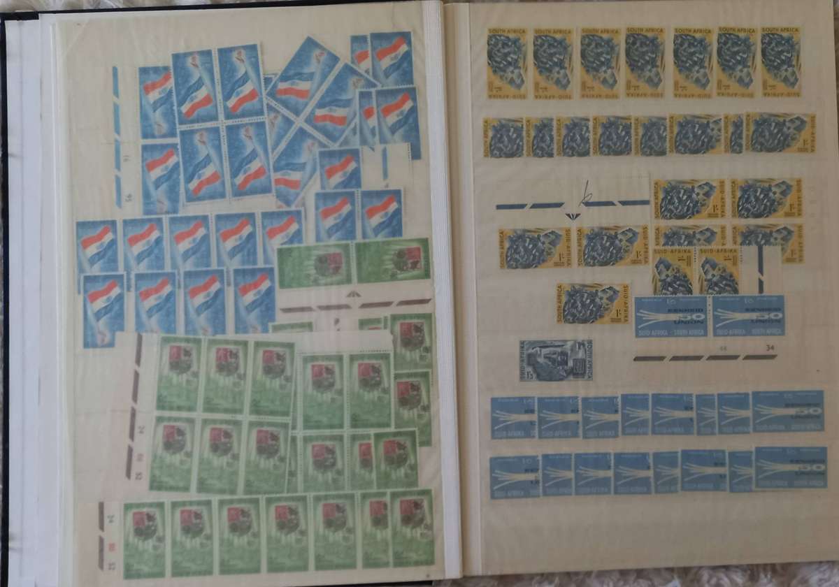 STOCKBOOK KEK 16 DOUBLE SIDED PAGES FILLED WITH MINT STAMPS