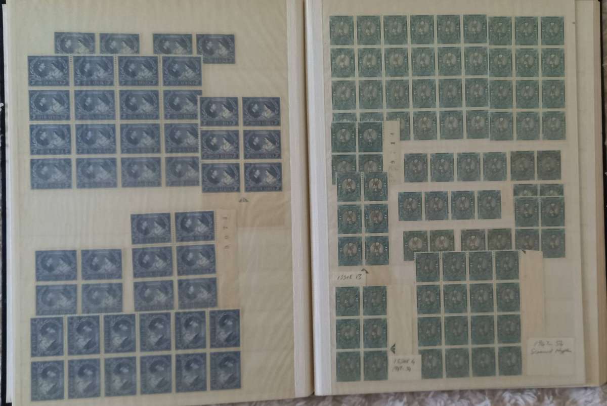 STOCKBOOK KEK 16 DOUBLE SIDED PAGES FILLED WITH MINT STAMPS