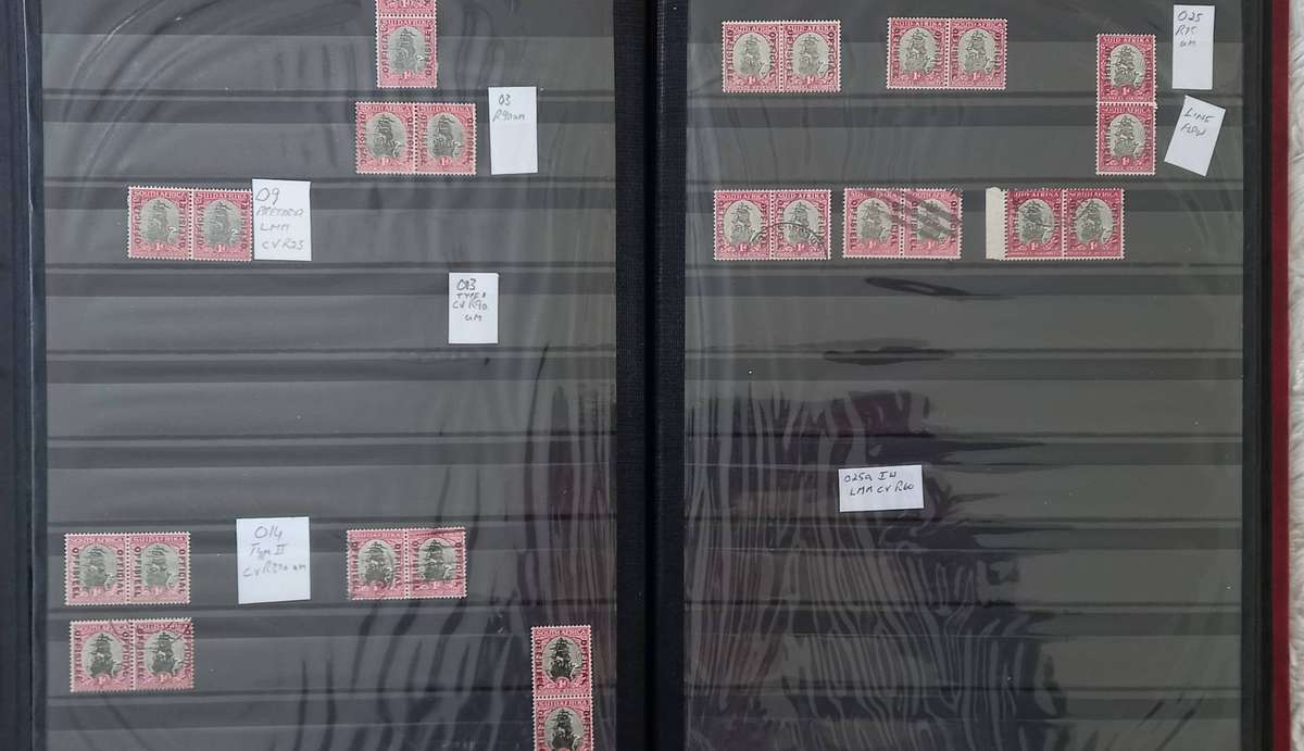 STOCKBOOK LIGHTHOUSE 8 DOUBLE SIDED PAGES FILLED OFFICIAL STAMPS