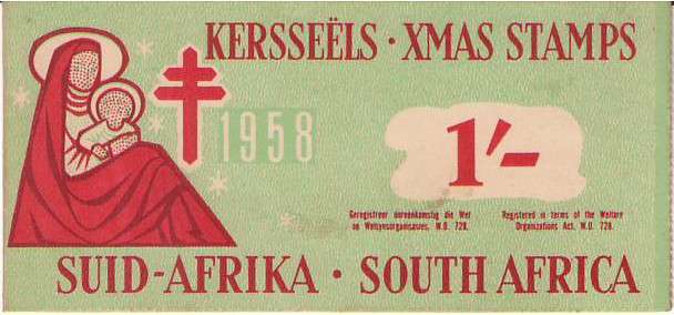 1958 1/- Christmas booklet complete