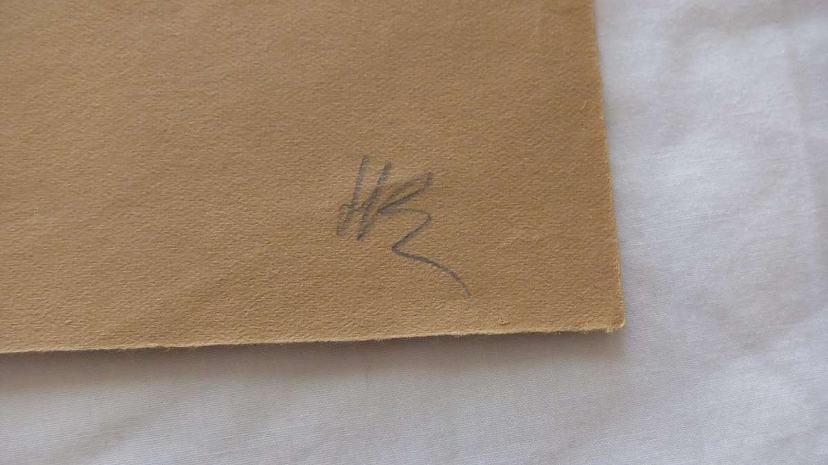 An original pencil sketch by international artist Hedwig Brecher Eibuschitz " horse study "