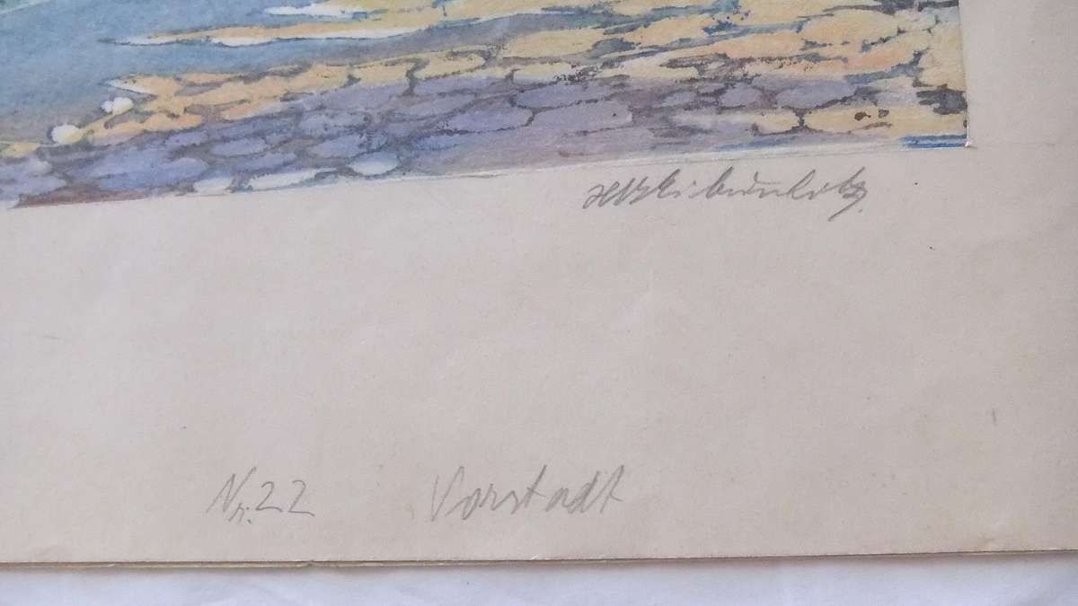 An original hand made print by international artist Hedwig Brecher Eibuschitz