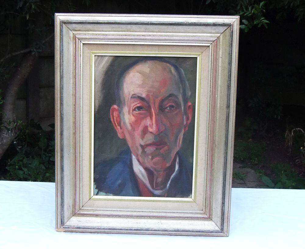 An original oil on board painting by international artist Hedwig Brecher Eibuschitz