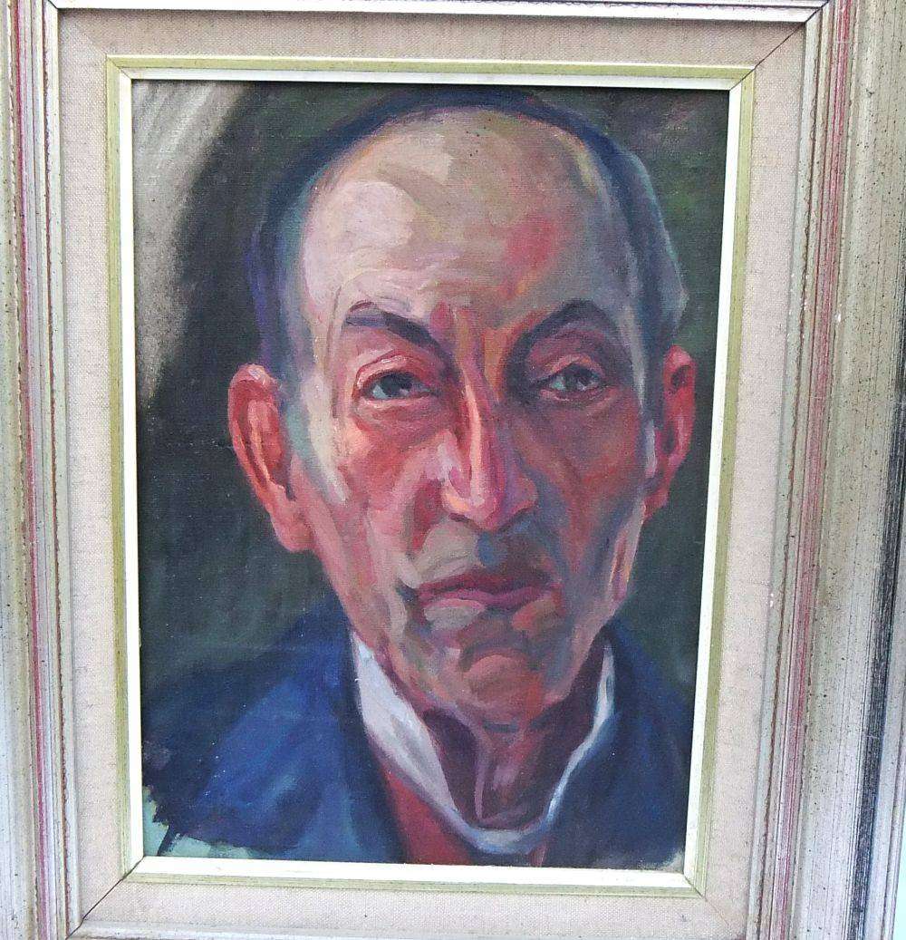 An original oil on board painting by international artist Hedwig Brecher Eibuschitz