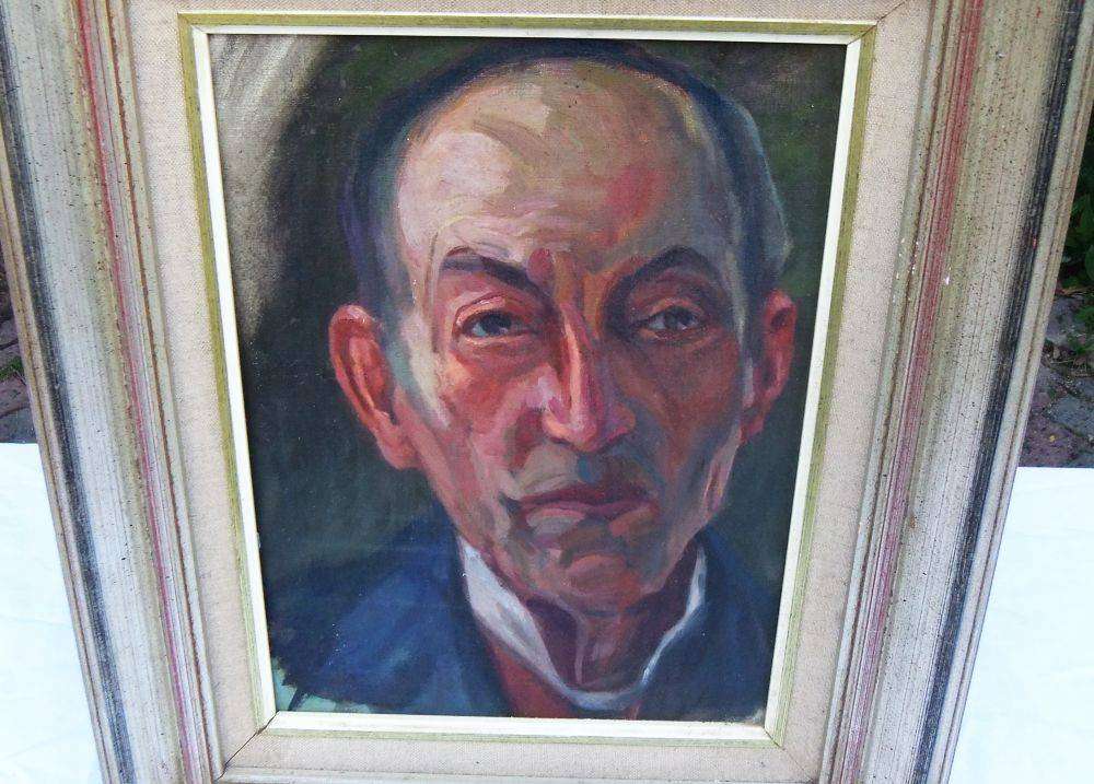 An original oil on board painting by international artist Hedwig Brecher Eibuschitz