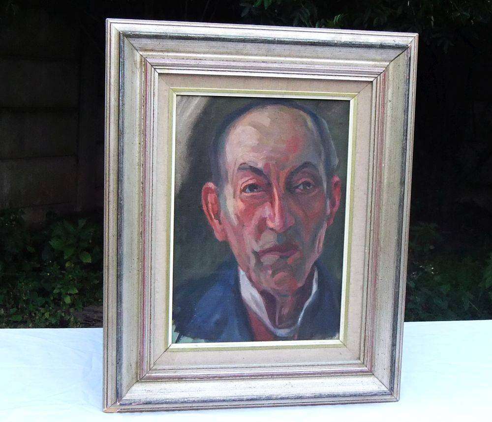 An original oil on board painting by international artist Hedwig Brecher Eibuschitz
