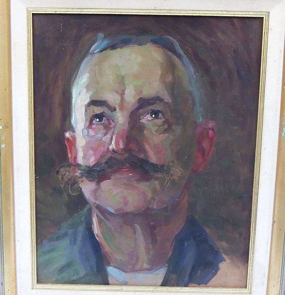 An original oil on board painting by international artist Hedwig Brecher Eibuschitz