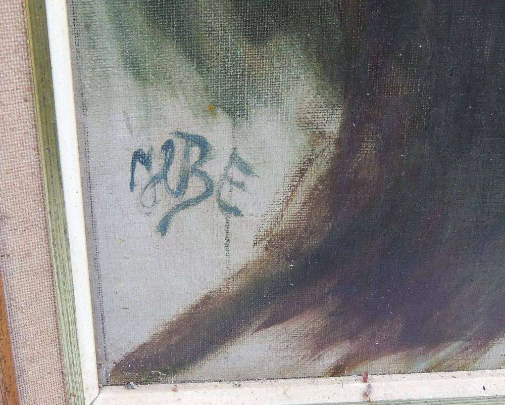 A signed original oil on board painting by international artist Hedwig Brecher Eibuschitz