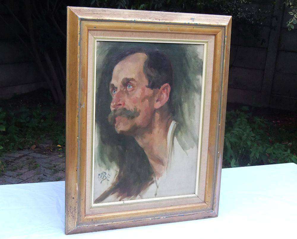 A signed original oil on board painting by international artist Hedwig Brecher Eibuschitz