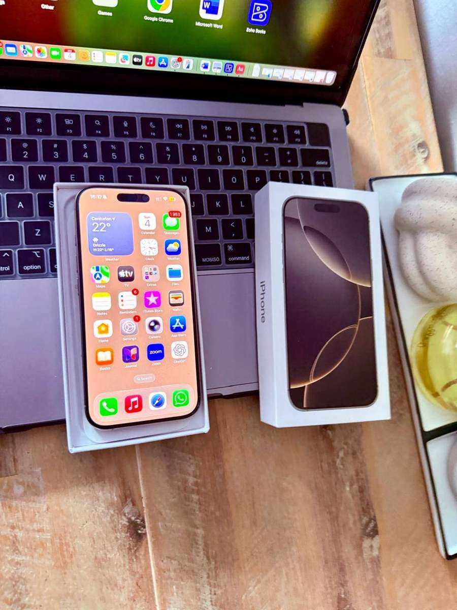 iPhone 16 Pro (256GB) + Box, Charger & Accessories