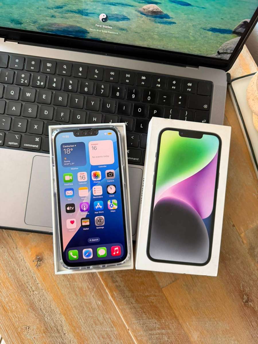 iPhone 14 (128GB) Open Box + Box, Charger & Extras