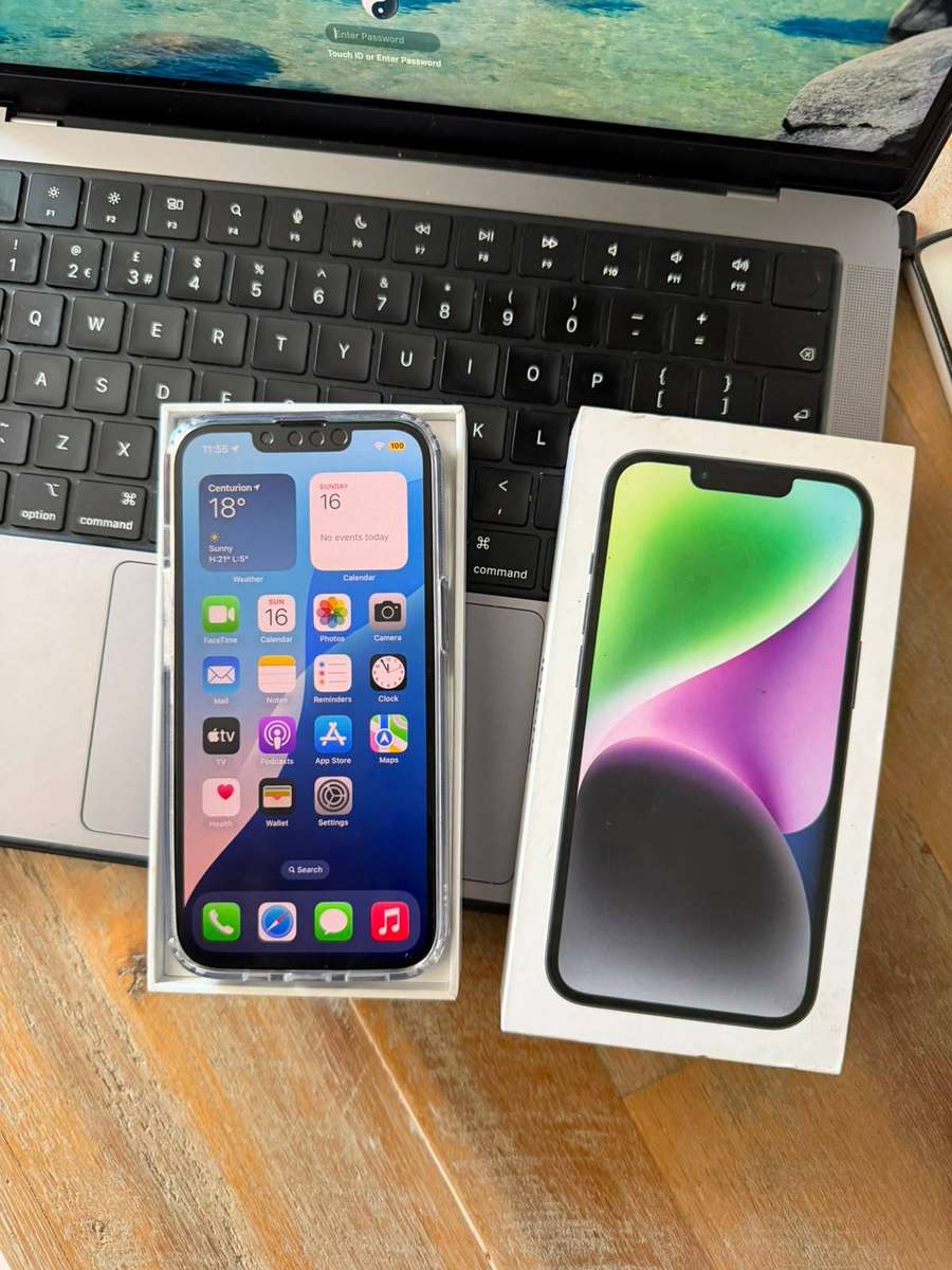 iPhone 14 (128GB) Open Box + Box, Charger & Extras